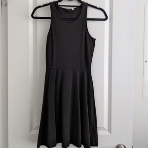 H&M black mini a-line dress